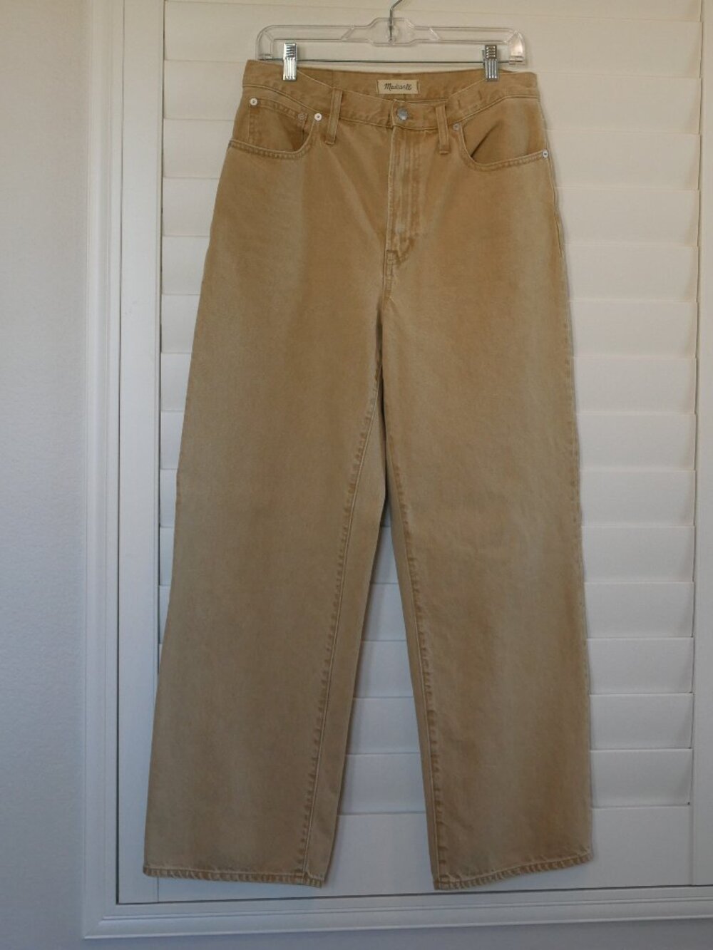 Madewell Perfect Vintage Wide Leg Jeans light chestnut, size 30